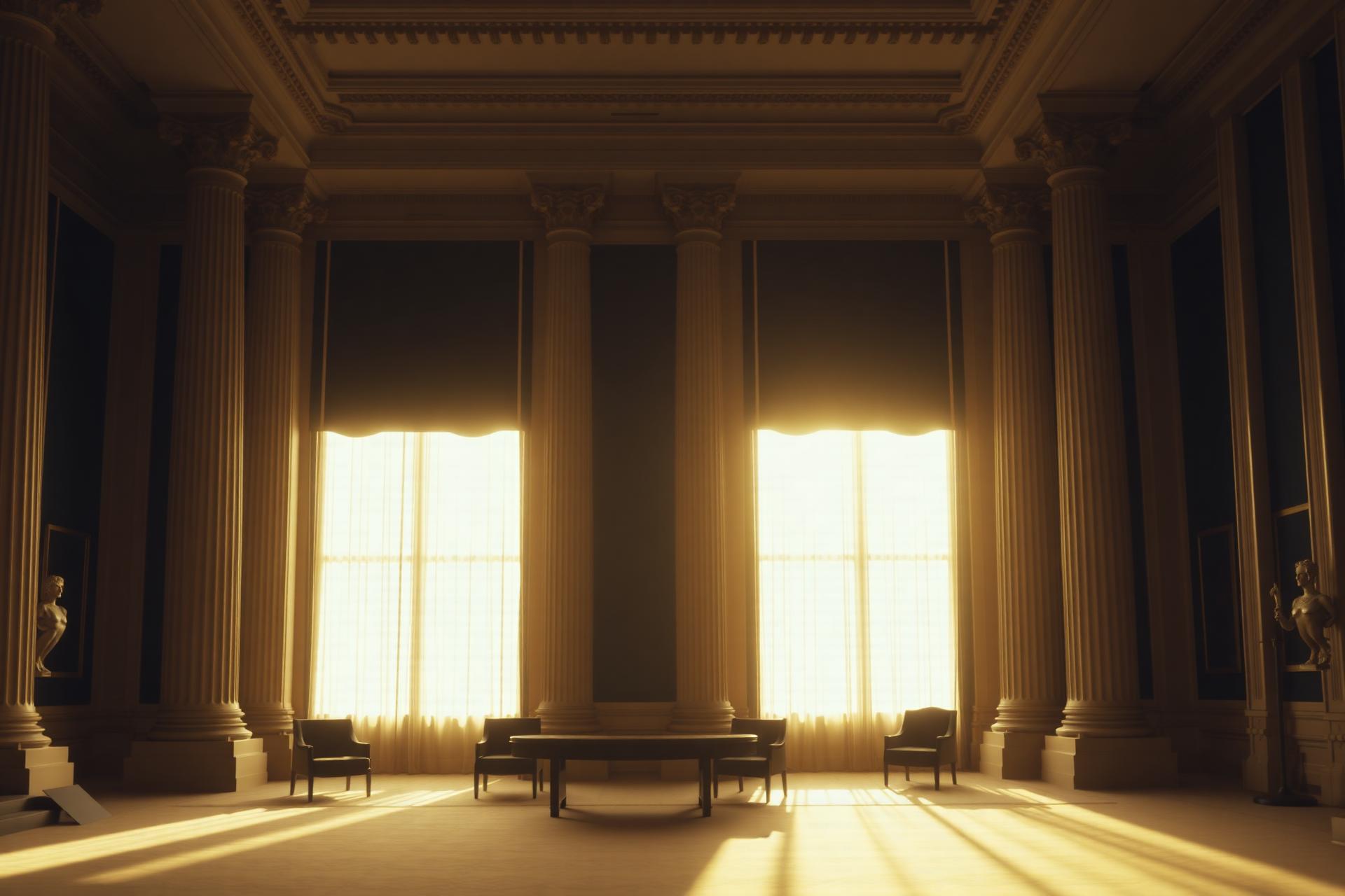 Salón institucional de la Cámara de Diplomáticos